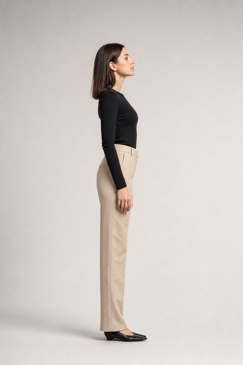Profile Model pose: profile